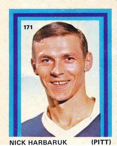 1971-72 Eddie Sargent NHL Players Stickers #171 Nick Harbaruk Front
