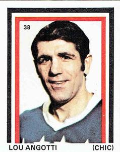 1971-72 Eddie Sargent NHL Players Stickers #38 Lou Angotti Front