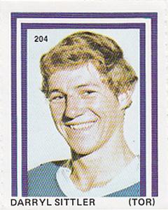 1971-72 Eddie Sargent NHL Players Stickers #204 Darryl Sittler Front