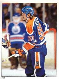 1983-84 Topps Stickers #301 Wayne Gretzky Front