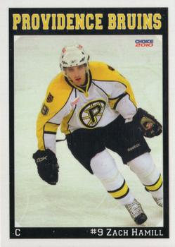 2009-10 Choice Providence Bruins (AHL) #5 Zach Hamill Front