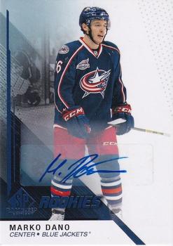 2014-15 SP Game Used - Autographs Blue #133 Marko Dano Front