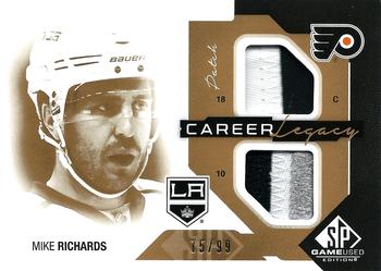 2014-15 SP Game Used - Career Legacy Patch #CL-MR Mike Richards Front