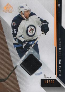 2014-15 SP Game Used - Gold Spectrum Materials Prime #53 Blake Wheeler Front