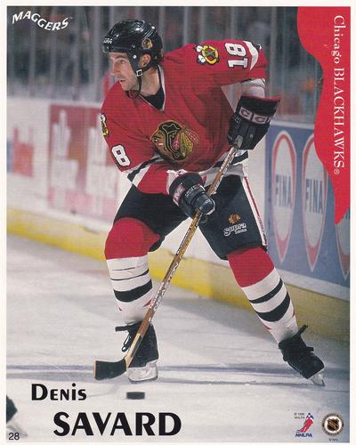 1996-97 Maggers - Test Proof #28 Denis Savard Front