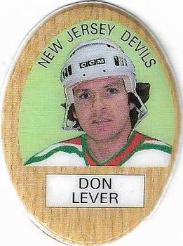 1983-84 Funmate NHL Puffy Stickers #NNO Don Lever Front