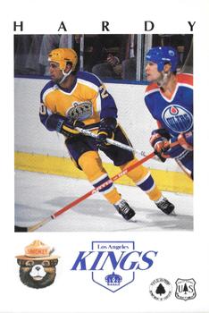 1984-85 Los Angeles Kings Smokey #8 Mark Hardy Front