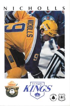 1984-85 Los Angeles Kings Smokey #12 Bernie Nicholls Front