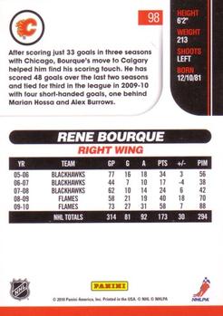 2010-11 Score #98 Rene Bourque  Back