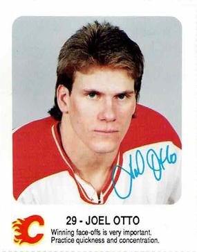 1987-88 Red Rooster Calgary Flames #NNO Joel Otto Front