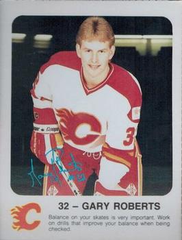 1986-87 Red Rooster Calgary Flames #NNO Gary Roberts Front