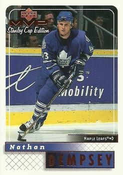1999-00 Upper Deck MVP Stanley Cup Edition #177 Nathan Dempsey Front