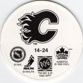 1994-95 POG Canada Games NHL Western Power #14 Theoren Fleury Back