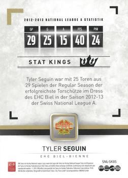 2013 PCAS Silver Series - Stat Kings #SNL-SK05 Tyler Seguin Back