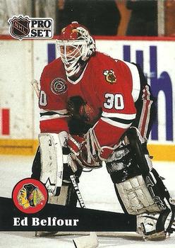 1991-92 Pro Set French #43 Ed Belfour Front