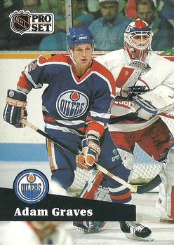 1991-92 Pro Set French #67 Adam Graves Front