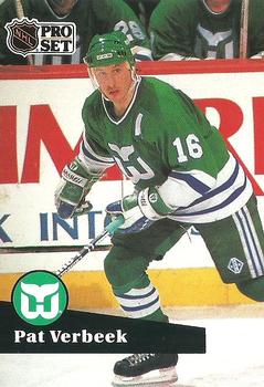 1991-92 Pro Set French #86 Pat Verbeek Front