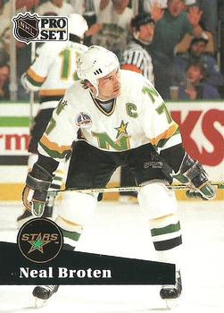 1991-92 Pro Set French #112 Neal Broten Front