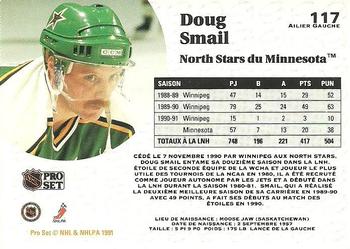 1991-92 Pro Set French #117 Doug Smail Back