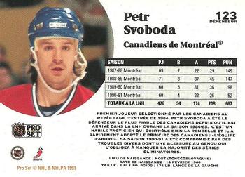 1991-92 Pro Set French #123 Petr Svoboda Back