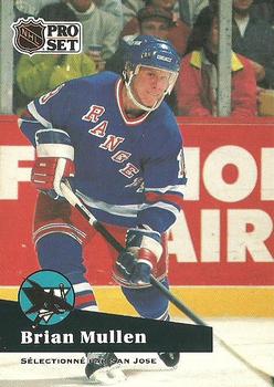 1991-92 Pro Set French #165 Brian Mullen Front