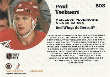 1991-92 Pro Set French #608 Paul Ysebaert Back