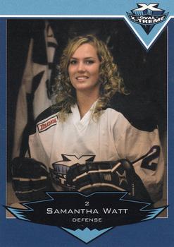 2007-08 Calgary Oval X-Treme (WWHL) #16 Samantha Watt Front