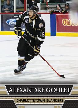 2014-15 Charlottetown Islanders (QMJHL) #14 Alexandre Goulet Front