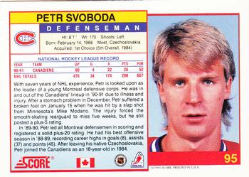 1991-92 Score Canadian English #95 Petr Svoboda Back