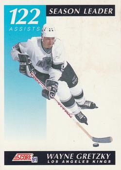 1991-92 Score Canadian English #295 Wayne Gretzky Front