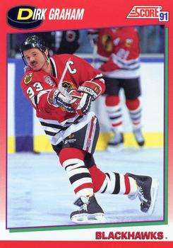 1991-92 Score Canadian English #15 Dirk Graham Front