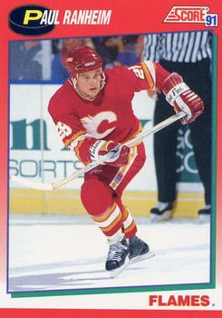 1991-92 Score Canadian English #21 Paul Ranheim Front