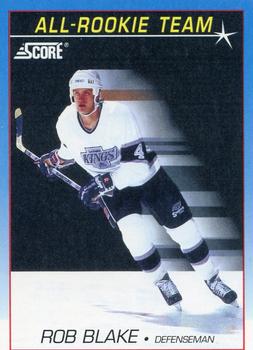 1991-92 Score Canadian English #379 Rob Blake Front