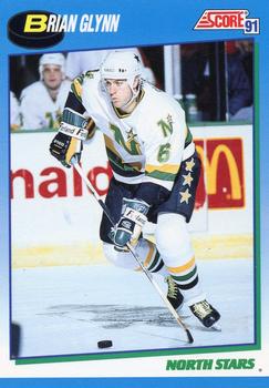 1991-92 Score Canadian English #446 Brian Glynn Front