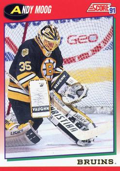 1991-92 Score Canadian English #90 Andy Moog Front