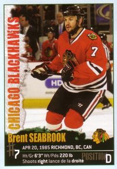 2009-10 Panini Stickers #190 Brent Seabrook Front