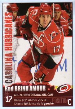 2009-10 Panini Stickers #43 Rod Brind'Amour Front