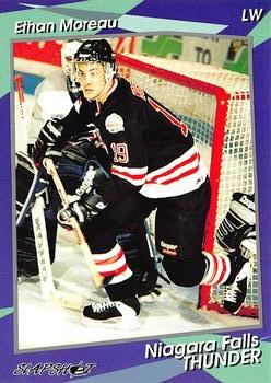 1993-94 Slapshot Niagara Falls Thunder (OHL) #13 Ethan Moreau Front