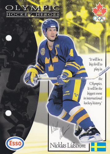 1997 Esso Olympic Hockey Heroes #45 Nicklas Lidstrom Front