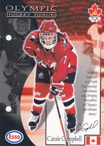 1997 Esso Olympic Hockey Heroes #59 Cassie Campbell Front
