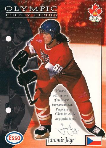 1997 Esso Olympic Hockey Heroes #52 Jaromir Jagr Front