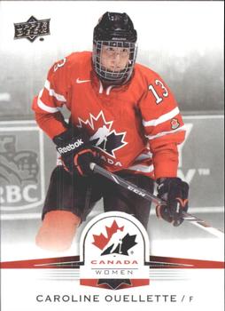 2014 Upper Deck Team Canada Juniors #80 Caroline Ouellette Front