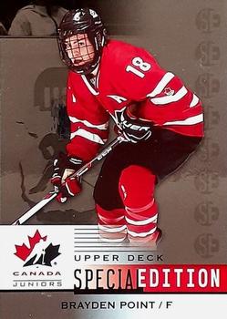 2014 Upper Deck Team Canada Juniors - Special Edition #SE-7 Brayden Point Front