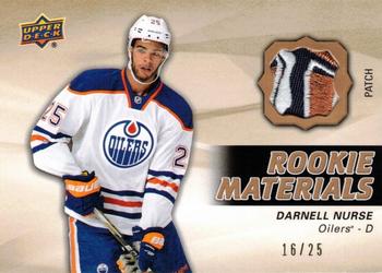 2014-15 Upper Deck - Rookie Materials Patches #RM7 Darnell Nurse Front