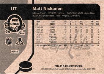 2014-15 Upper Deck - 2014-15 O-Pee-Chee Update Retro #U7 Matt Niskanen Back