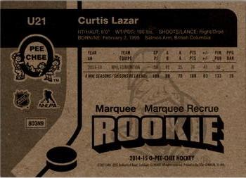 2014-15 Upper Deck - 2014-15 O-Pee-Chee Update Retro #U21 Curtis Lazar Back