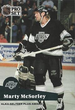 1991-92 Pro Set - NHL Sponsor Awards #AC 21 Marty McSorley Front