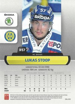 2011-12 PCAS Swiss National League #SNL-018 Lukas Stoop Back