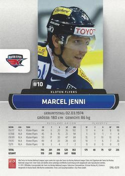 2011-12 PCAS Swiss National League #SNL-029 Marcel Jenni Back