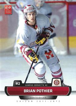 2011-12 PCAS Swiss National League #SNL-087 Brian Pothier Front